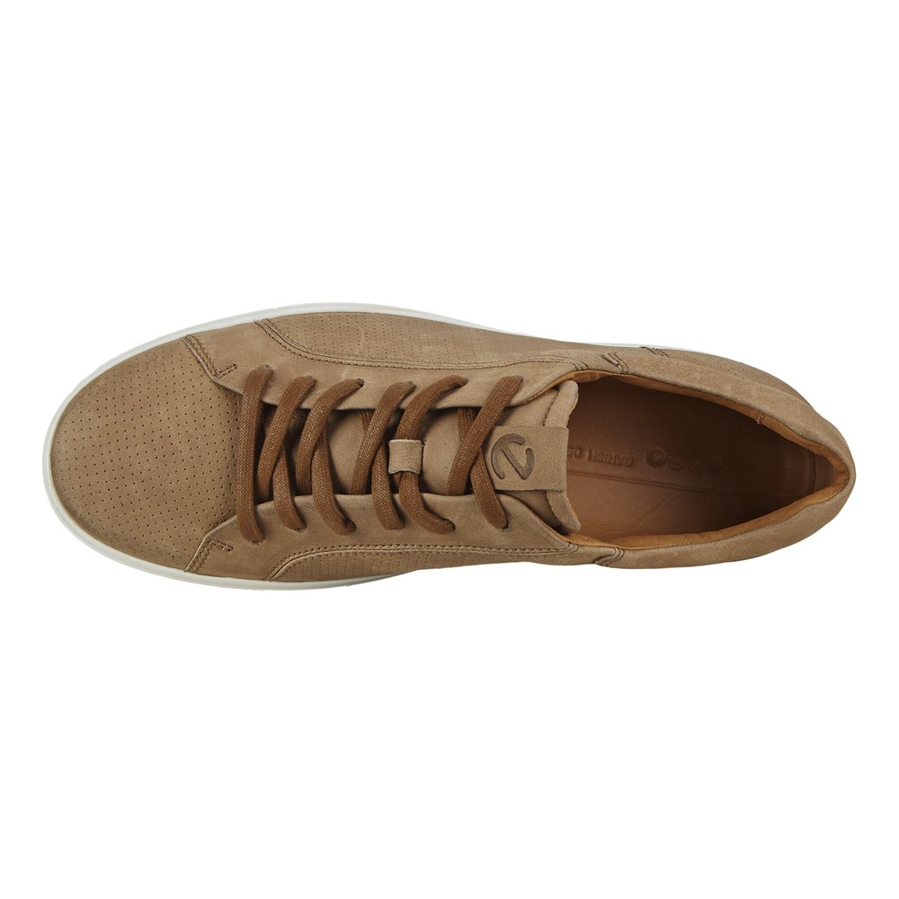 Tenis Hombre - ECCO Soft 7 Lace-Up - Marrom - ARW014873